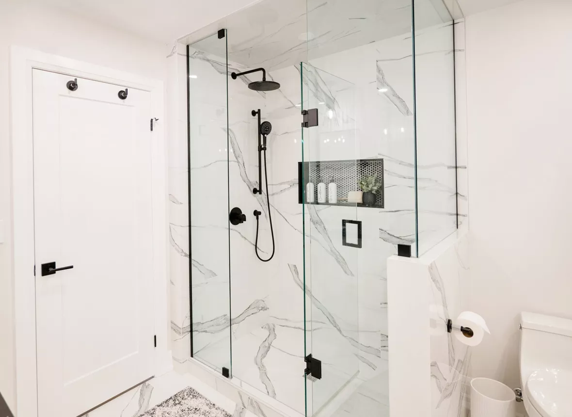 Bathroom remodel part of house renovation in Richmond