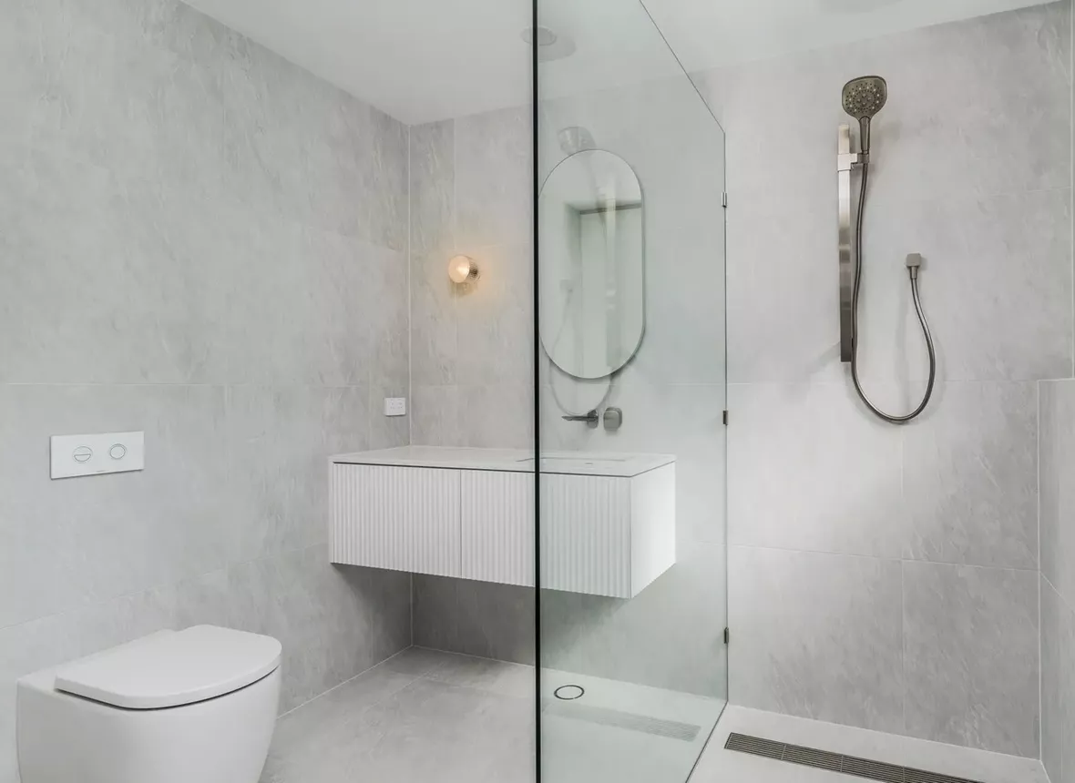 Bathroom remodel and installation as part of a house renovation in Mayfair