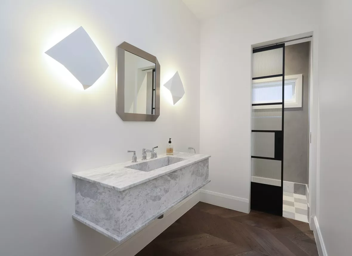Bathroom renovation and installation as part of a full house refurbishment in Holland Park
