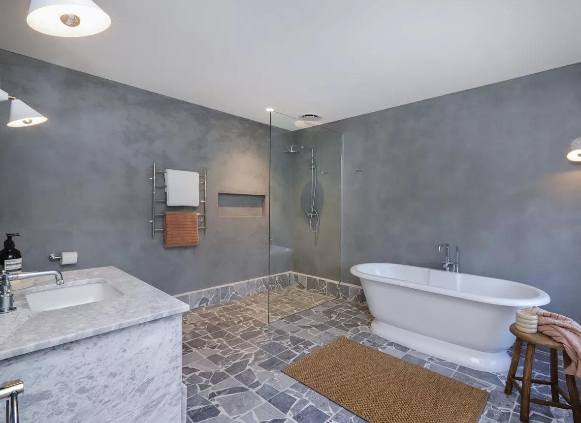 Bathroom remodel and installation as part of a house renovation in Holland Park