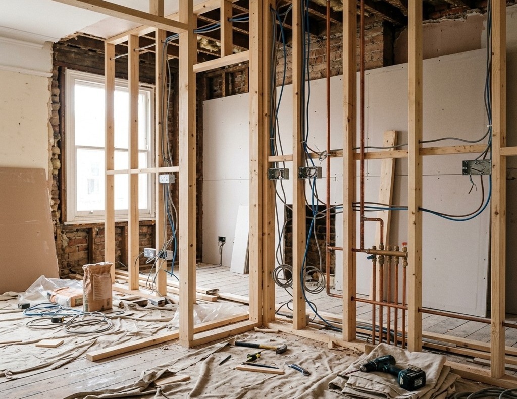 Complete internal renovation and interior refurbishment in London