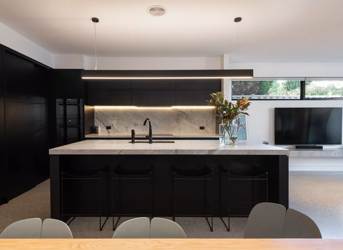 Kitchen remodeling as part of a full house renovation in Wimbledon