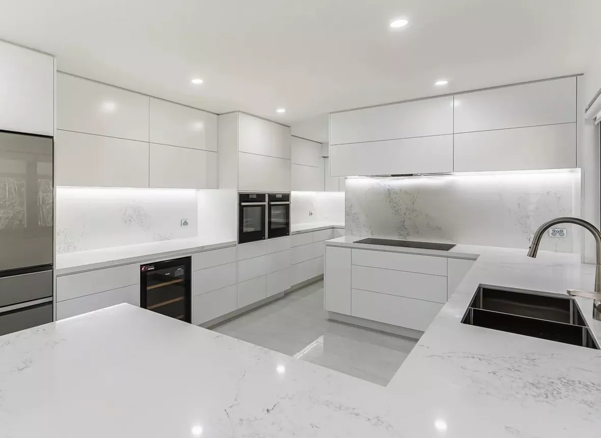 Kitchen renovation and installation as part of a full house refurbishment in Mayfair