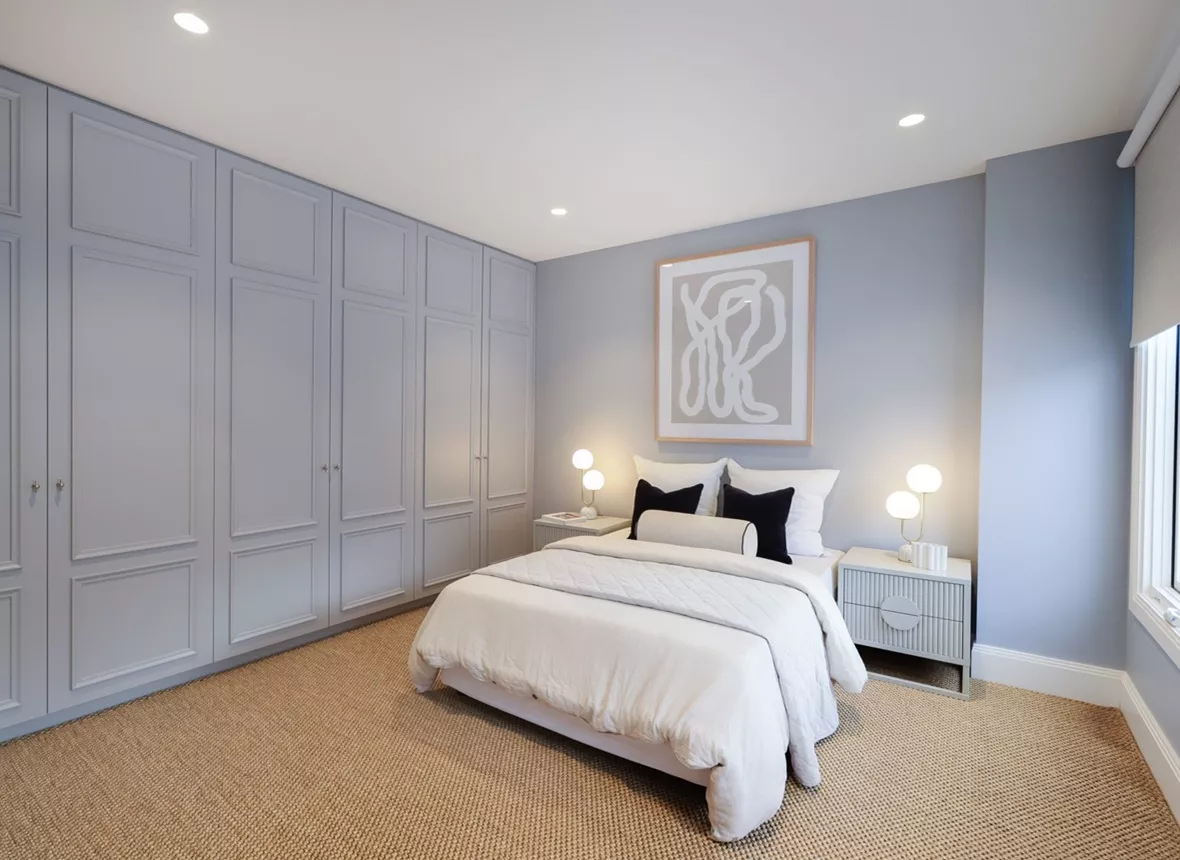 Second bedroom renovation and remodeling as part of full house renovation in Ealing